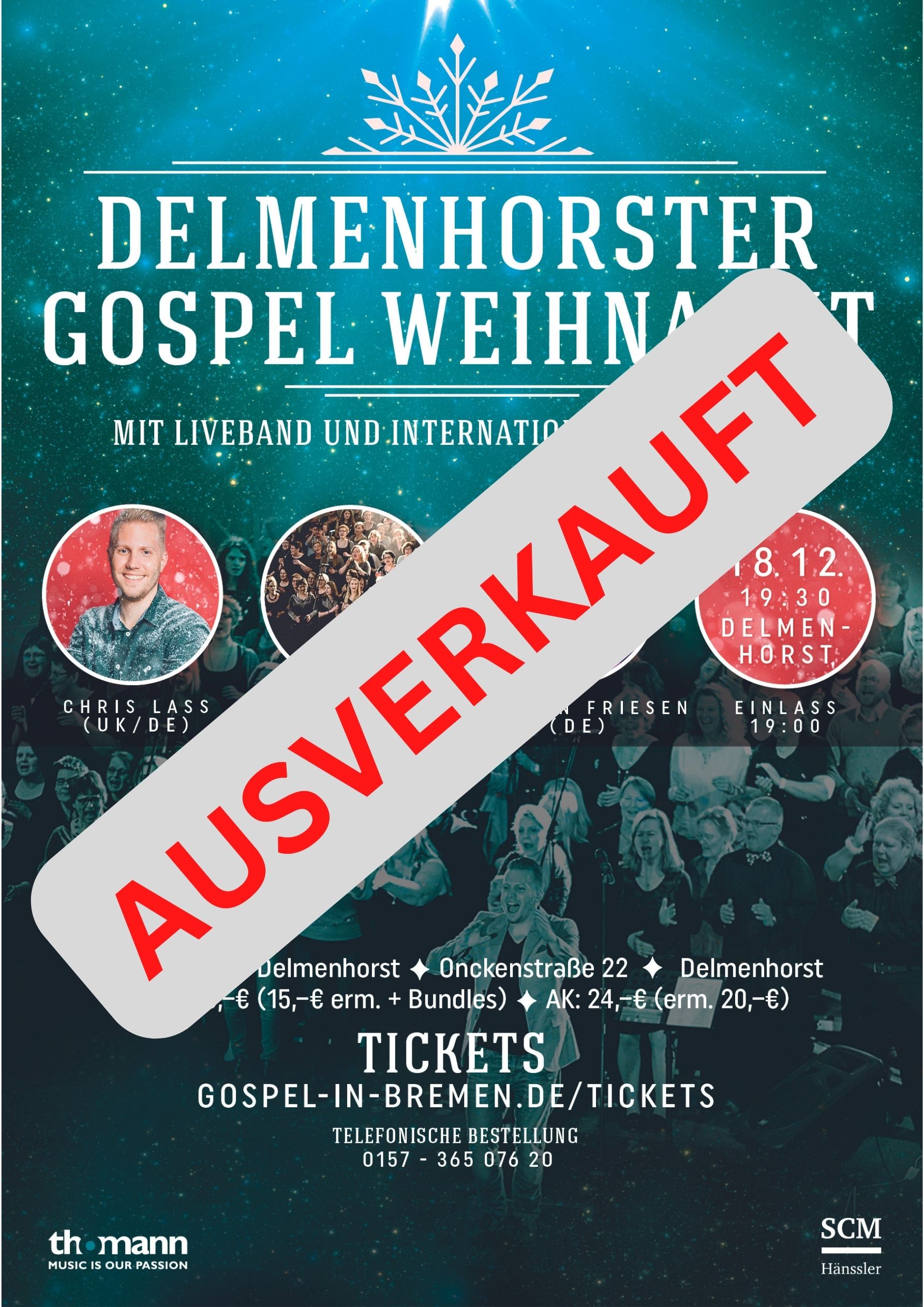 Delmenhorster Gospel Weihnacht 2022