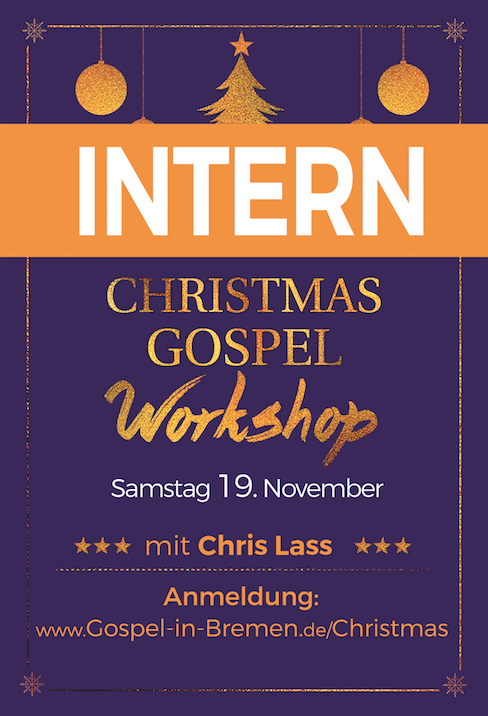 INTERN - Christmas Gospel Workshop 2016