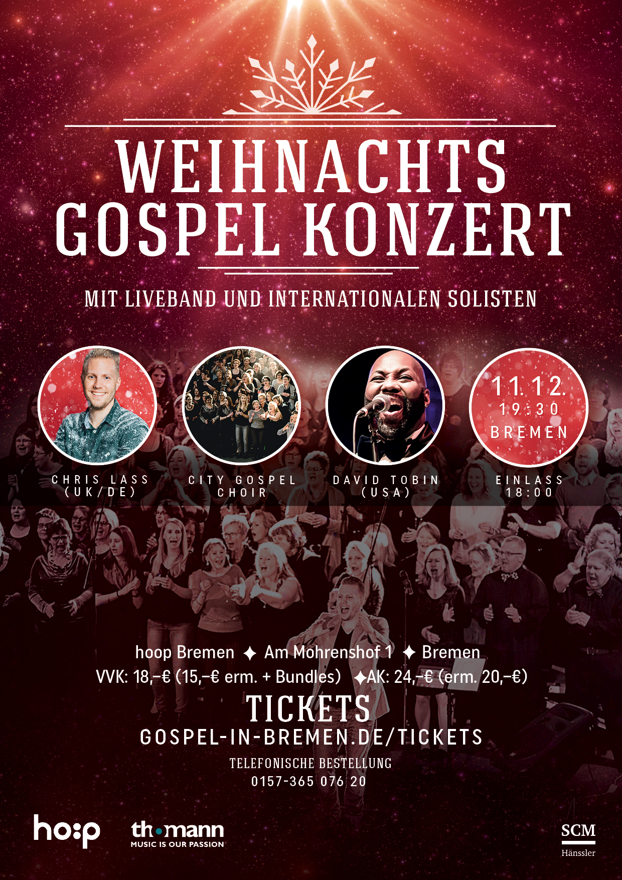 Weihnachts Gospel Konzert 2021 (12. Christmas Gospel Night)