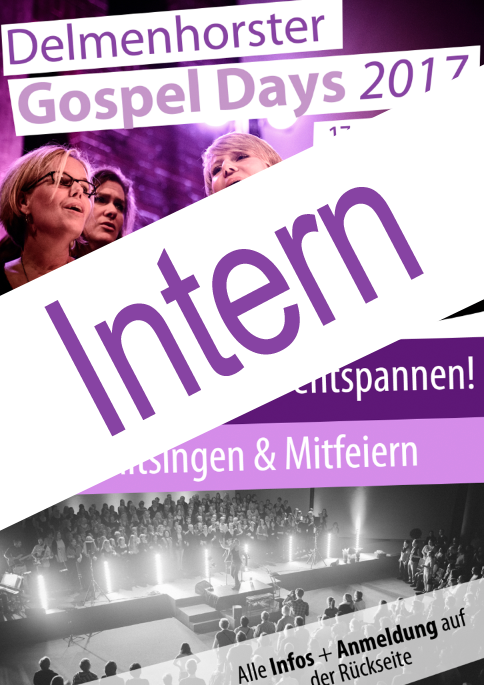 Intern - Delmenhorster Gospel Day 2017 (nur für Chormitglieder)