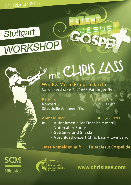 Workshop Stuttgart - Feiert Jesus! Gospel Workshop